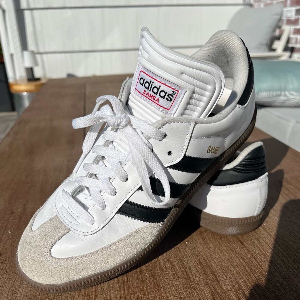 Adidas White Samba Sneakers